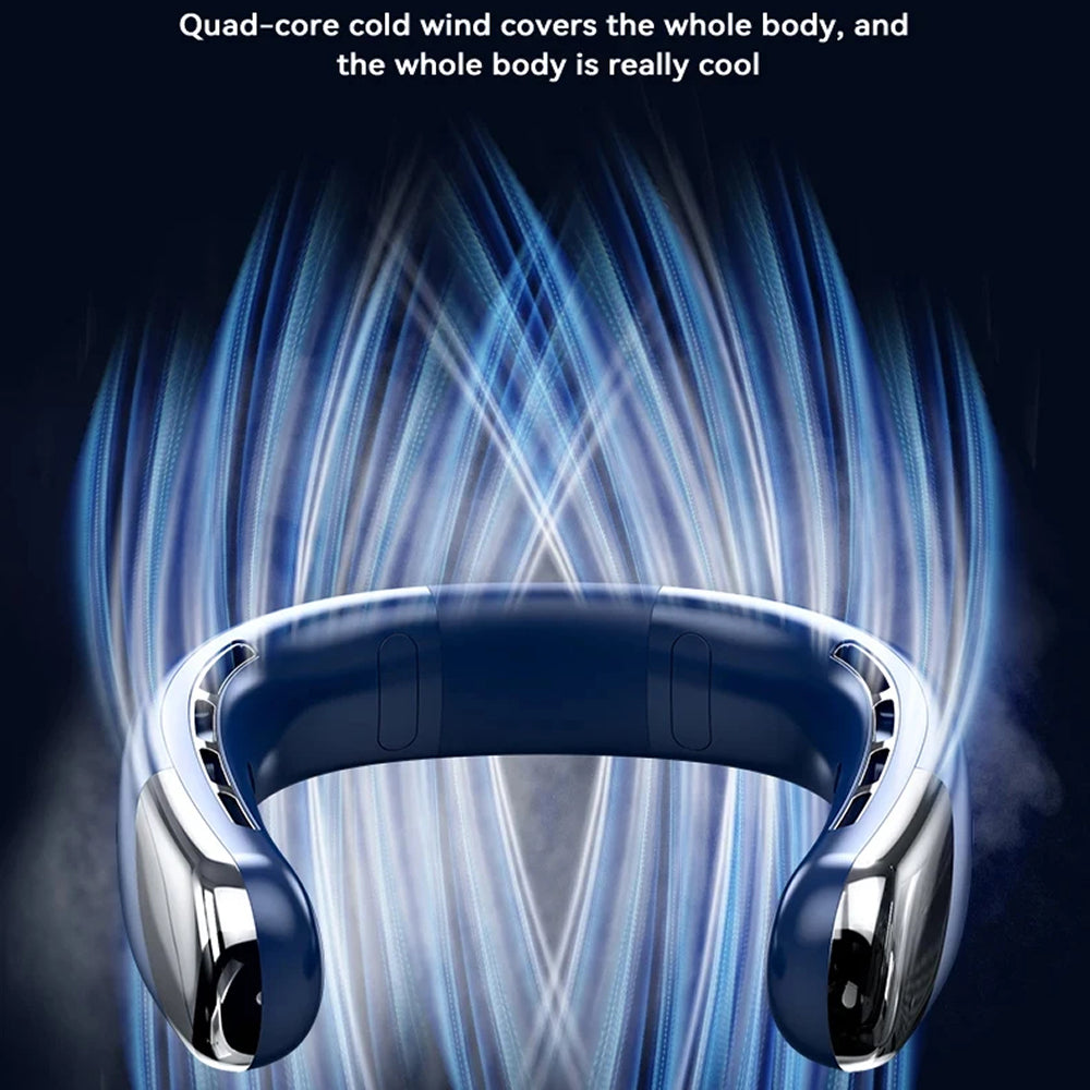 Draagbare Bladloze Ventilator Voor De Nek | Navando 