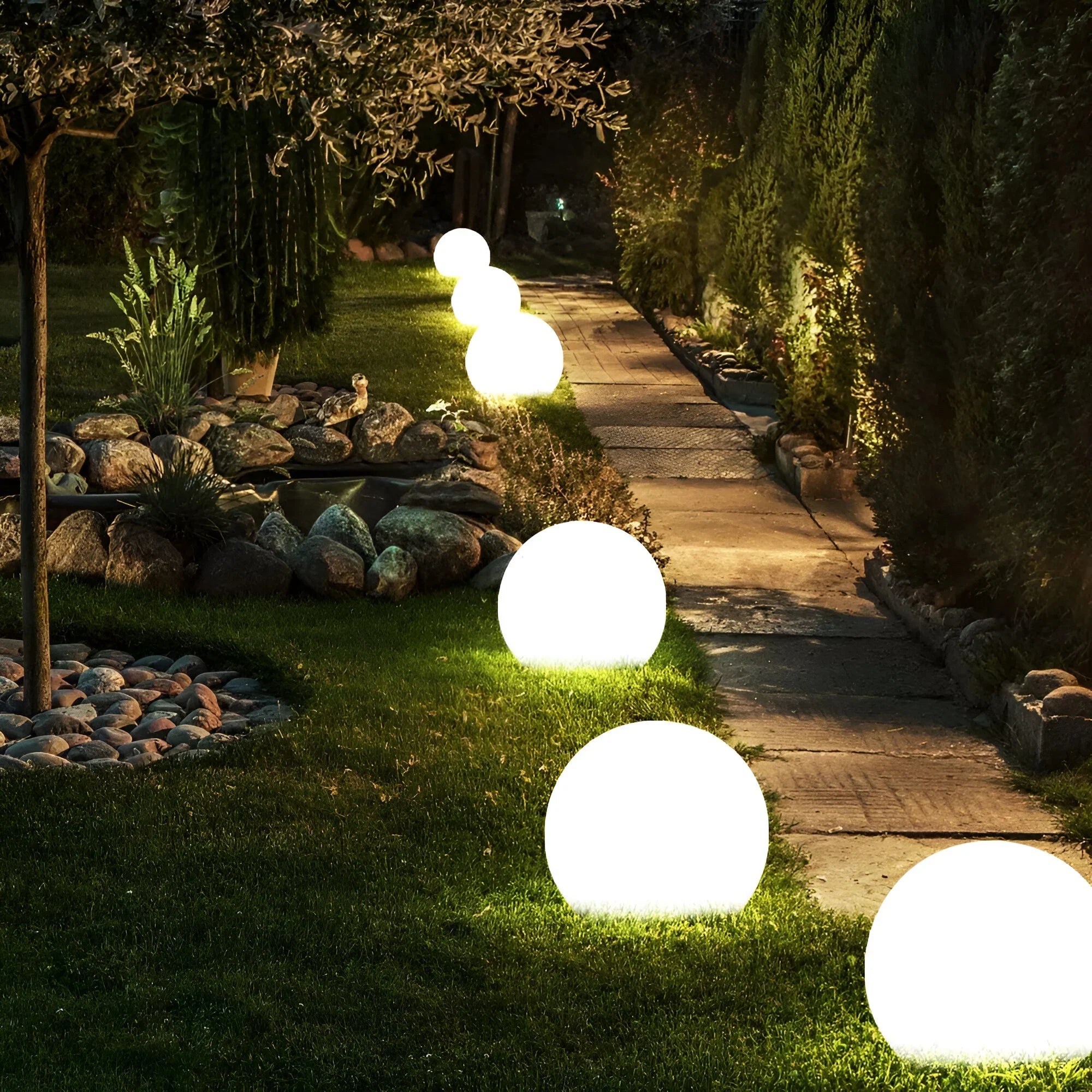 Draagbare Bolvormige LED-Lamp | Navando
