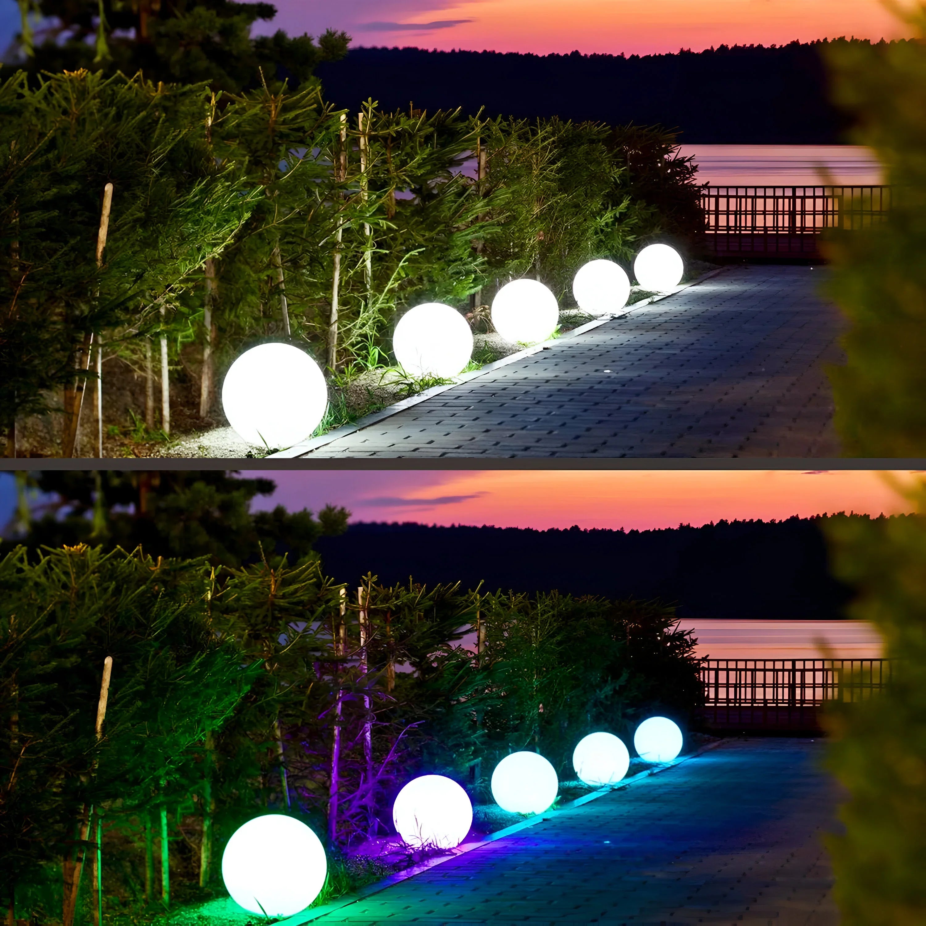 Draagbare Bolvormige LED-Lamp | Navando