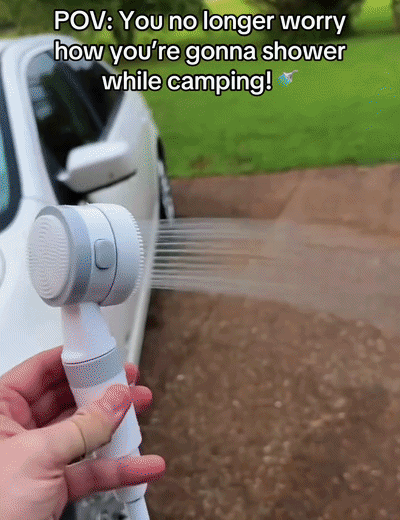 Draagbare Campingdouche Met Dompelpomp | Navando 