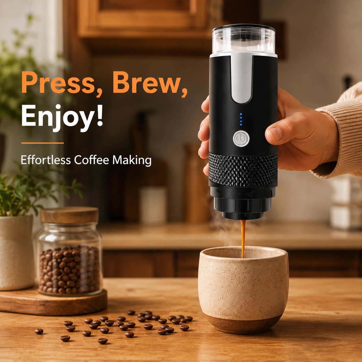 Draagbare Elektrische Espressomaker | Navando