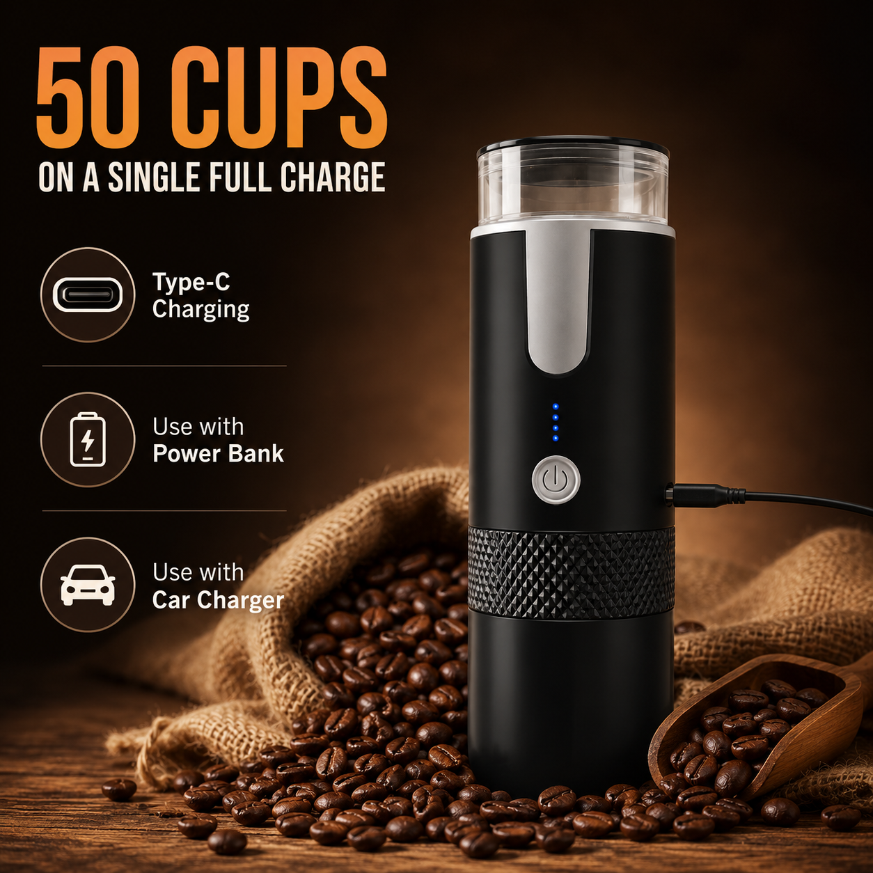 Draagbare Elektrische Espressomaker | Navando