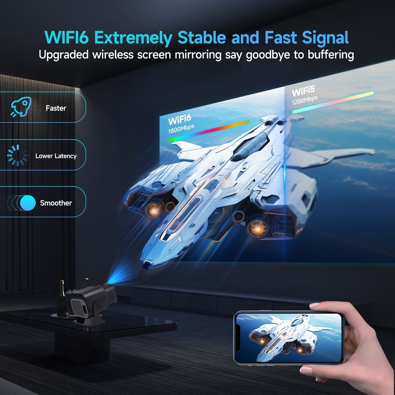 Draagbare Mini Projector | Navando 