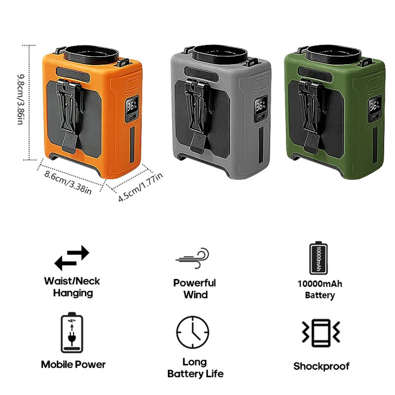 Draagbare Ventilator Met Riemclip | Navando 