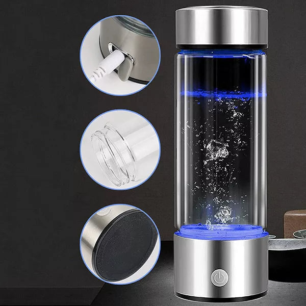 Draagbare Waterfles Met Waterstofgenerator | Navando 