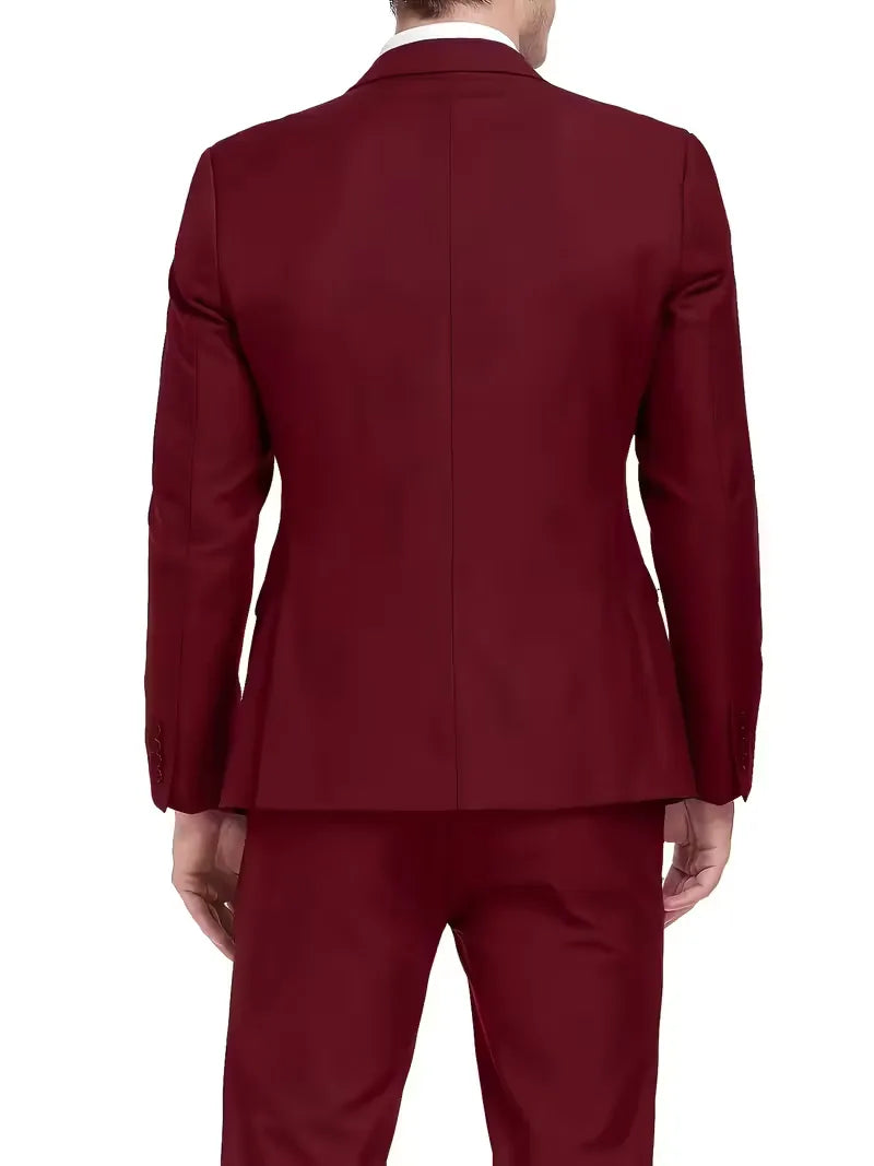 Driedelig Herenkostuum Met Slim Fit | Navando 