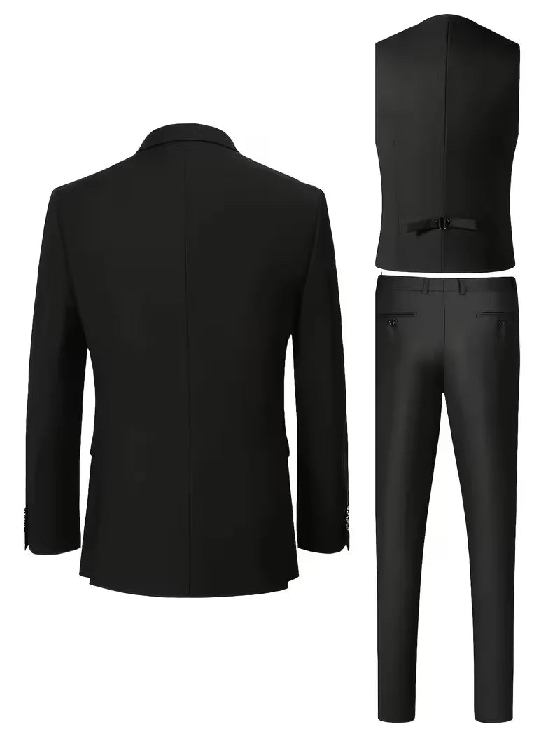 Driedelig Herenkostuum Met Slim Fit | Navando 