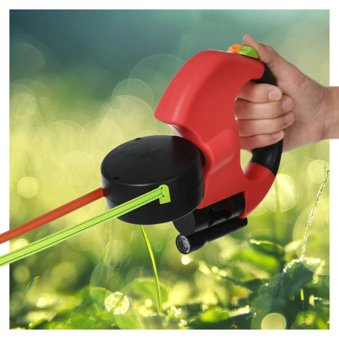 Dubbele intrekbare hondenriem met LED-lampje | Kluwenvrij en ergonomisch ontwerp 8