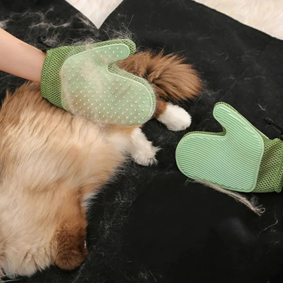 Dubbelzijdige Verzorgingshandschoen Voor Katten | Navando