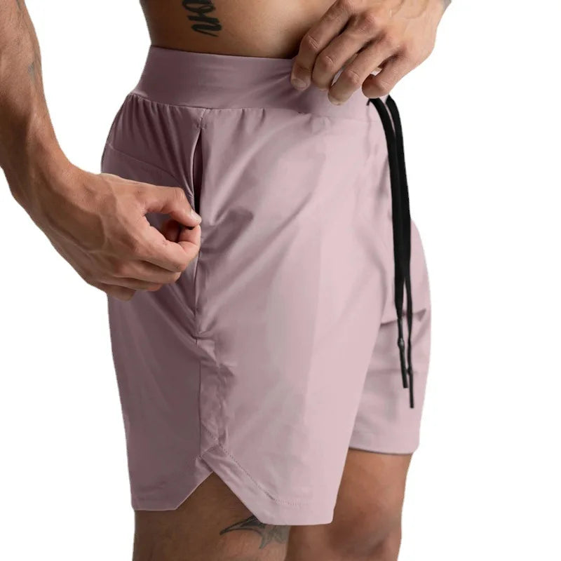 Effen Sportshort Met Sneldrogende Stof | Navando 