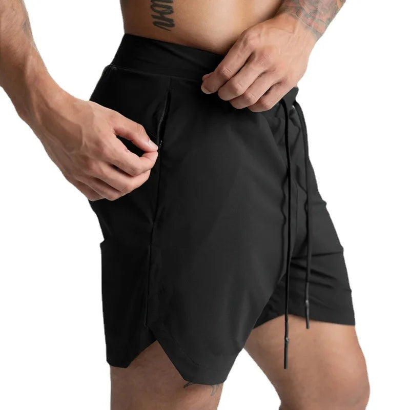 Effen Sportshort Met Sneldrogende Stof | Navando 