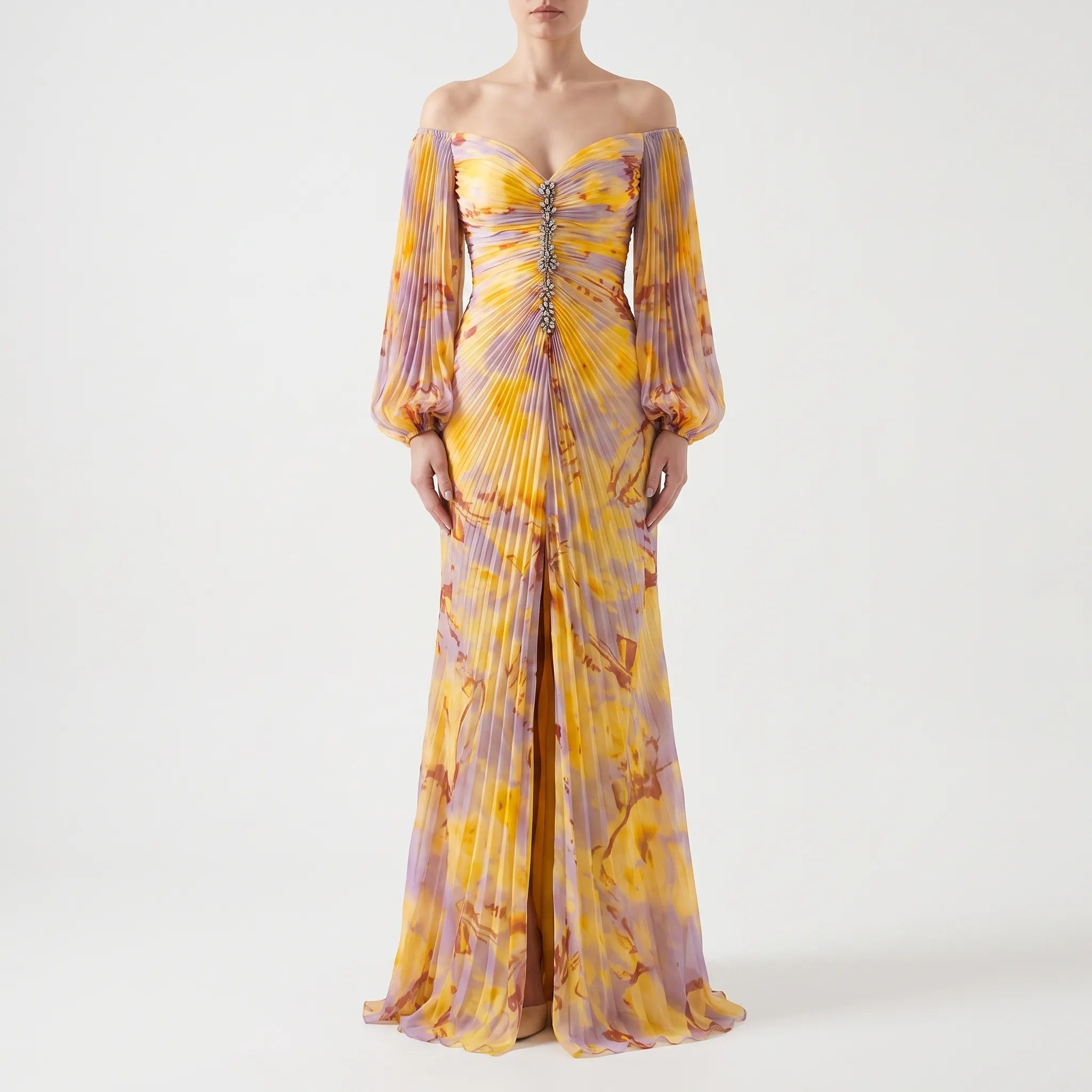 Elegante Avondjurk Met Mouw | Navando 