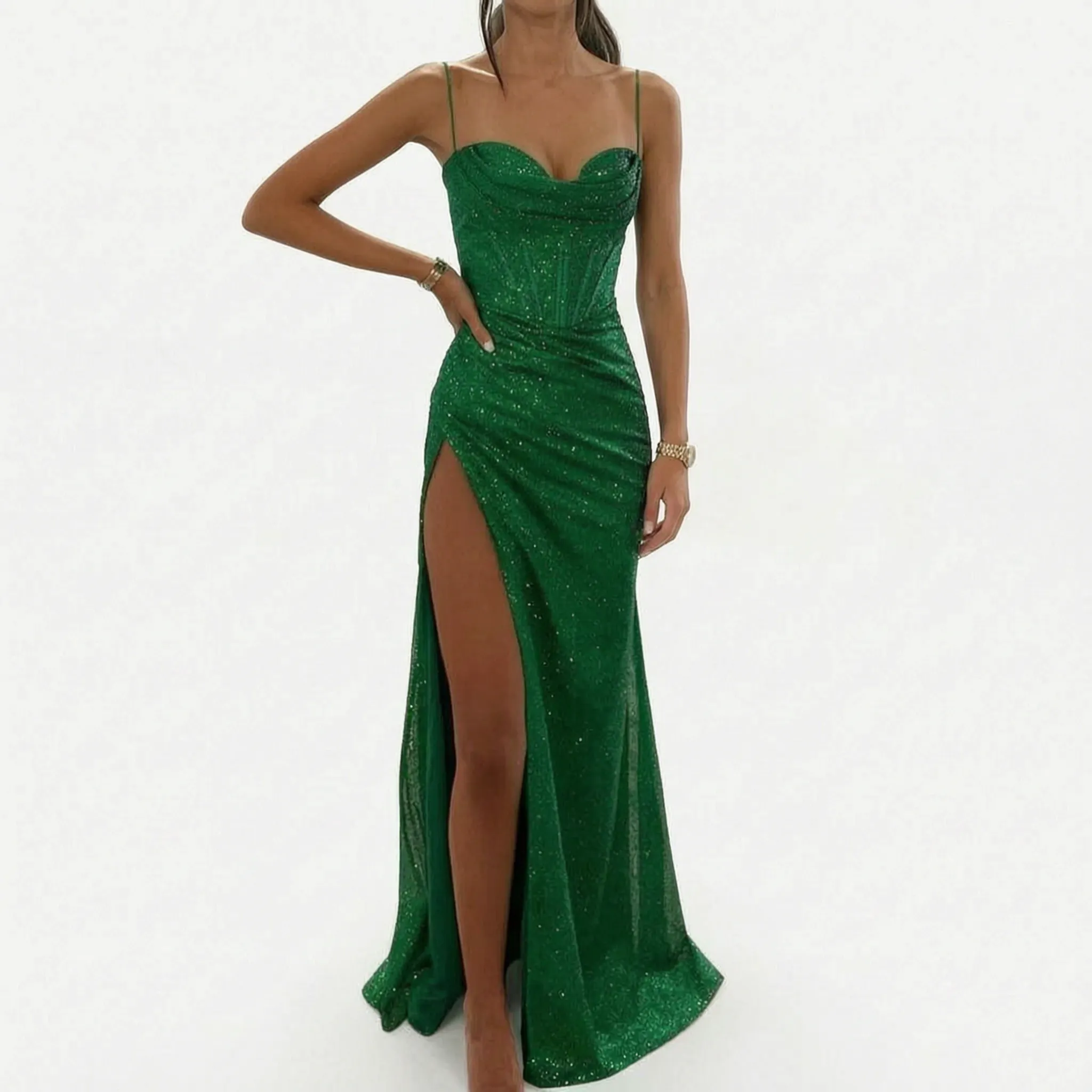 Elegante Avondjurk Met Split | Navando 