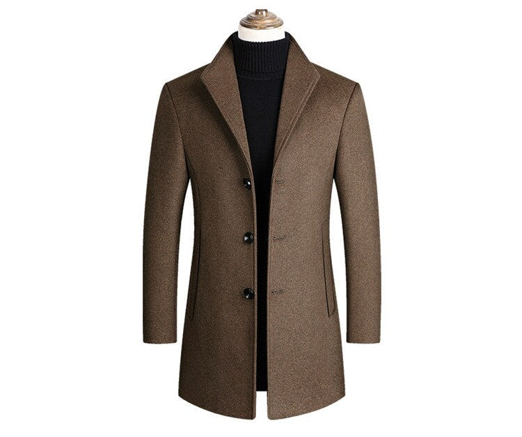 Elegante Bond-jas | Eersteklas materiaal, Drieknoopssluiting, Klassieke snit 3