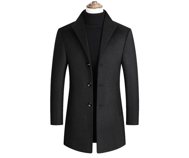 Elegante Bond-jas | Eersteklas materiaal, Drieknoopssluiting, Klassieke snit 5