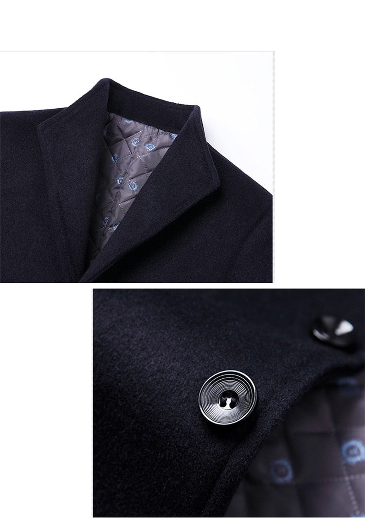 Elegante Bond-jas | Eersteklas materiaal, Drieknoopssluiting, Klassieke snit 7