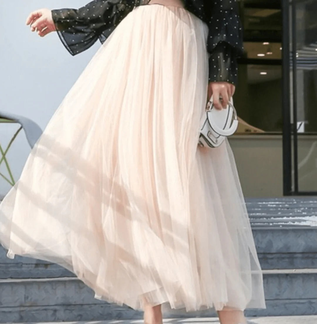 Elegante Gelaagde Maxi Rok | Navando