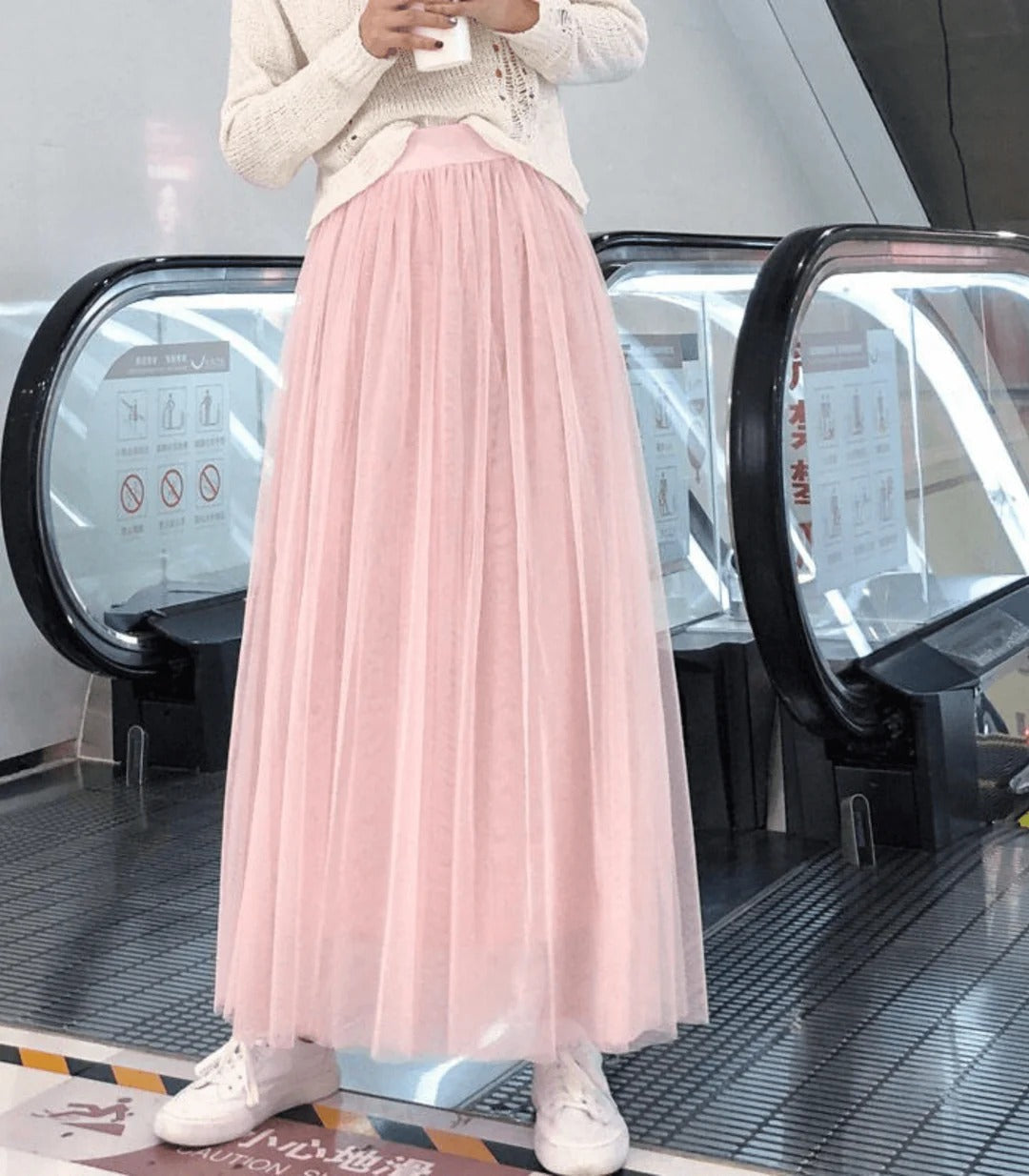Elegante Gelaagde Maxi Rok | Navando