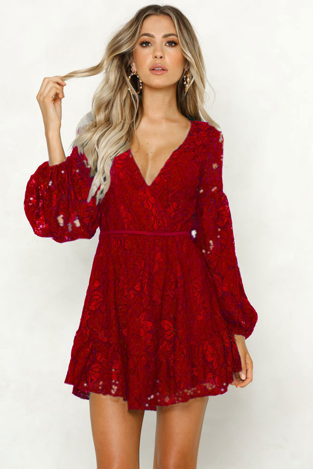Elegante Getailleerde Mini-Jurk | Navando