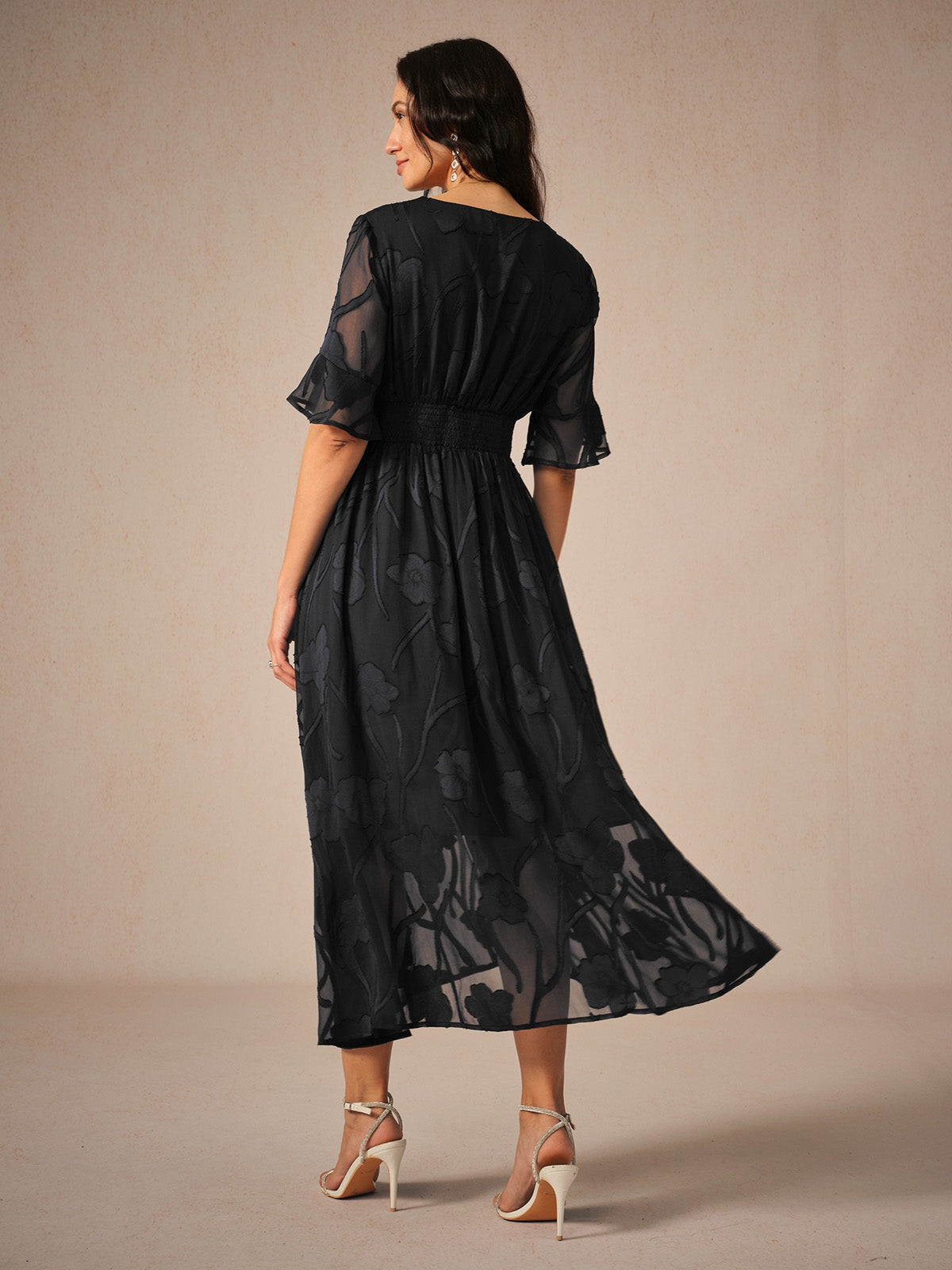 Elegante Midi-Jurk | Navando