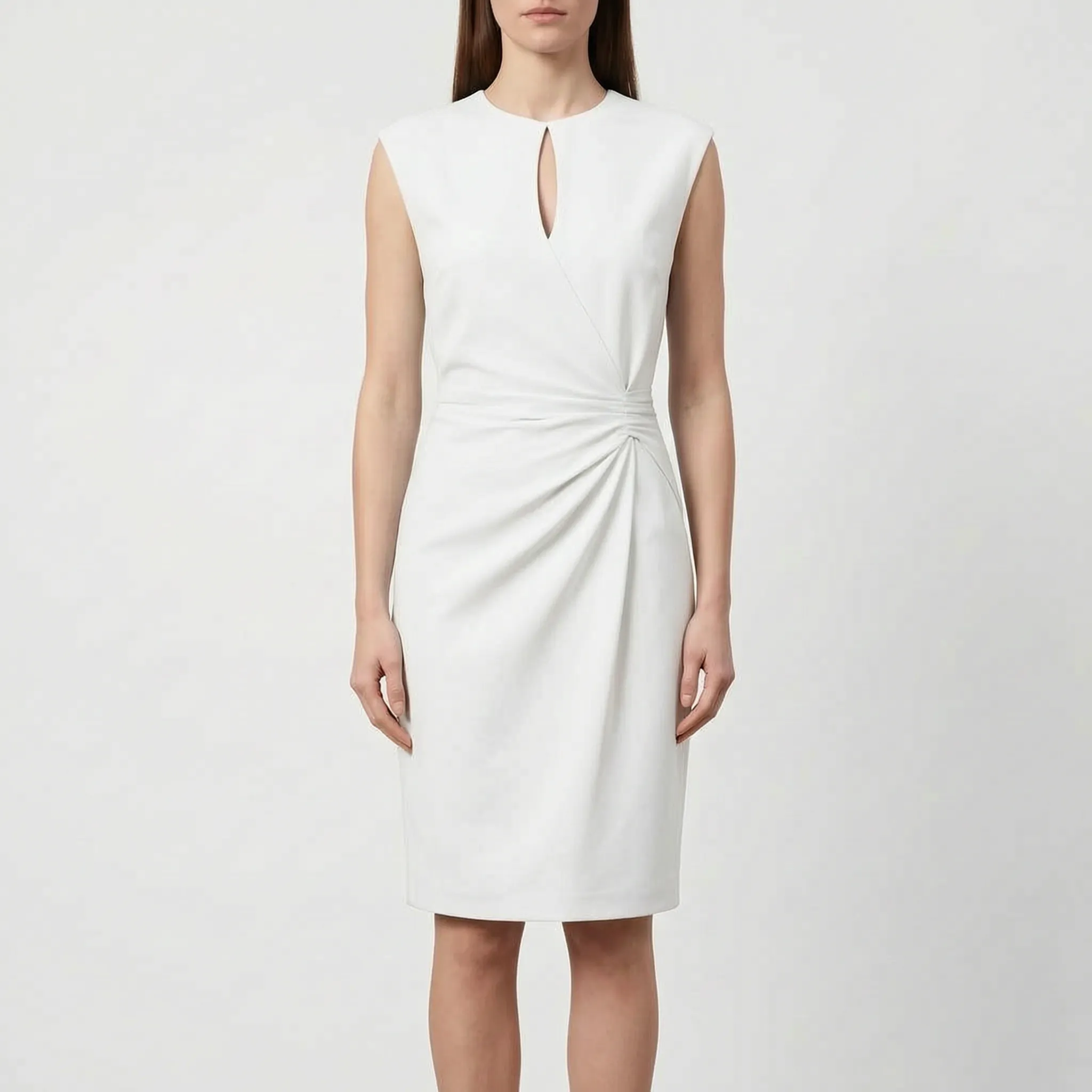 Elegante Mouwloze Midi Damesjurk | Navando 
