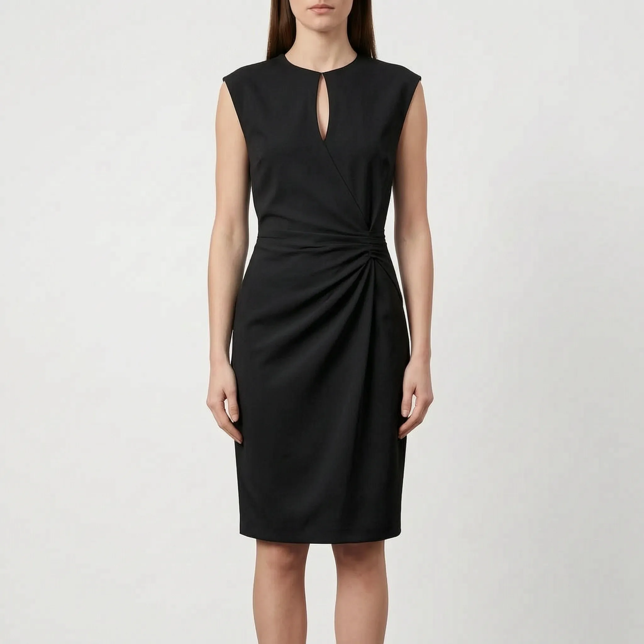 Elegante Mouwloze Midi Damesjurk | Navando 