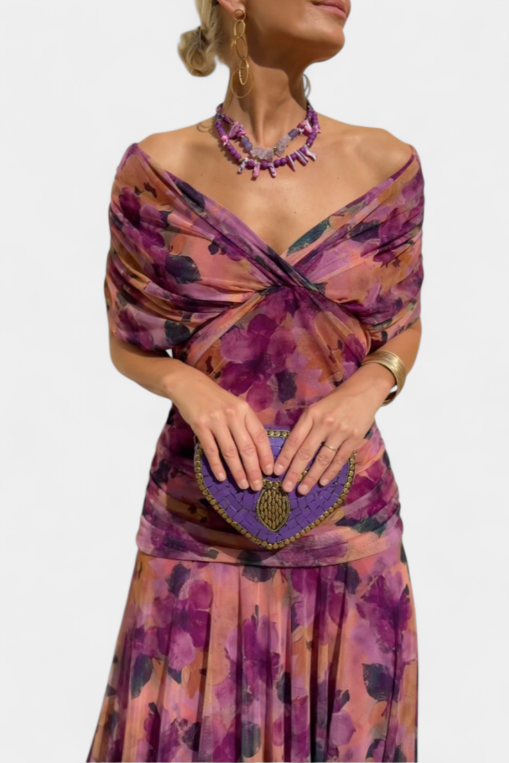 Elegante Off-Shoulder Jurk | Navando 