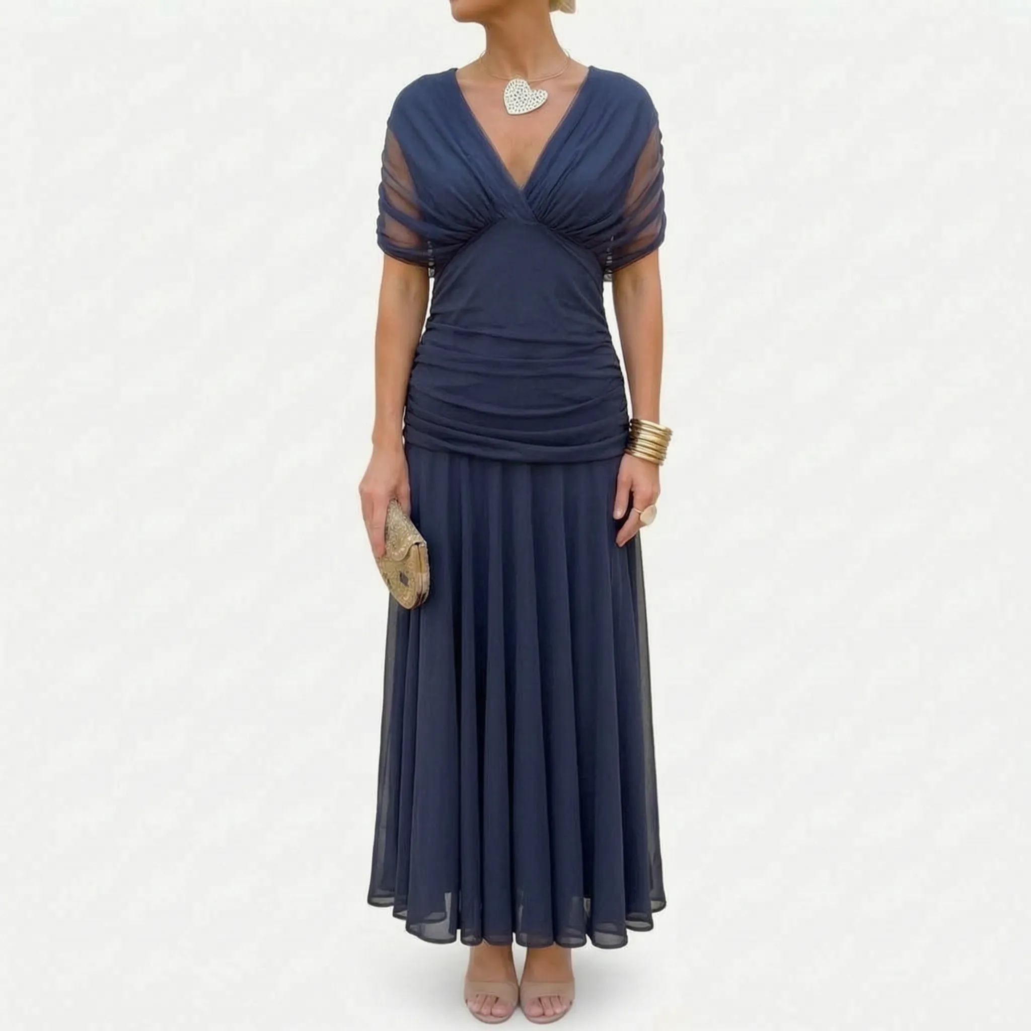 Elegante Off-Shoulder Jurk | Navando 
