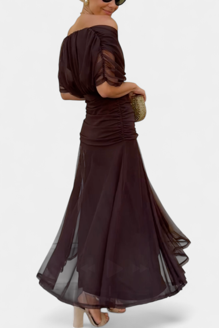 Elegante Off-Shoulder Jurk | Navando 
