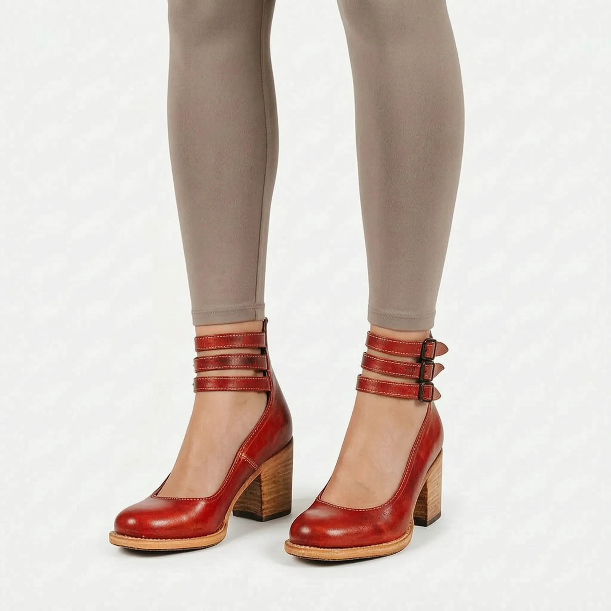 Elegante Pump Met Stevige Blokhak | Navando 