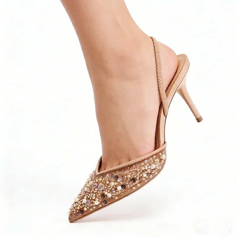 Elegante Slingback Pumps Met Naaldhak | Navando 