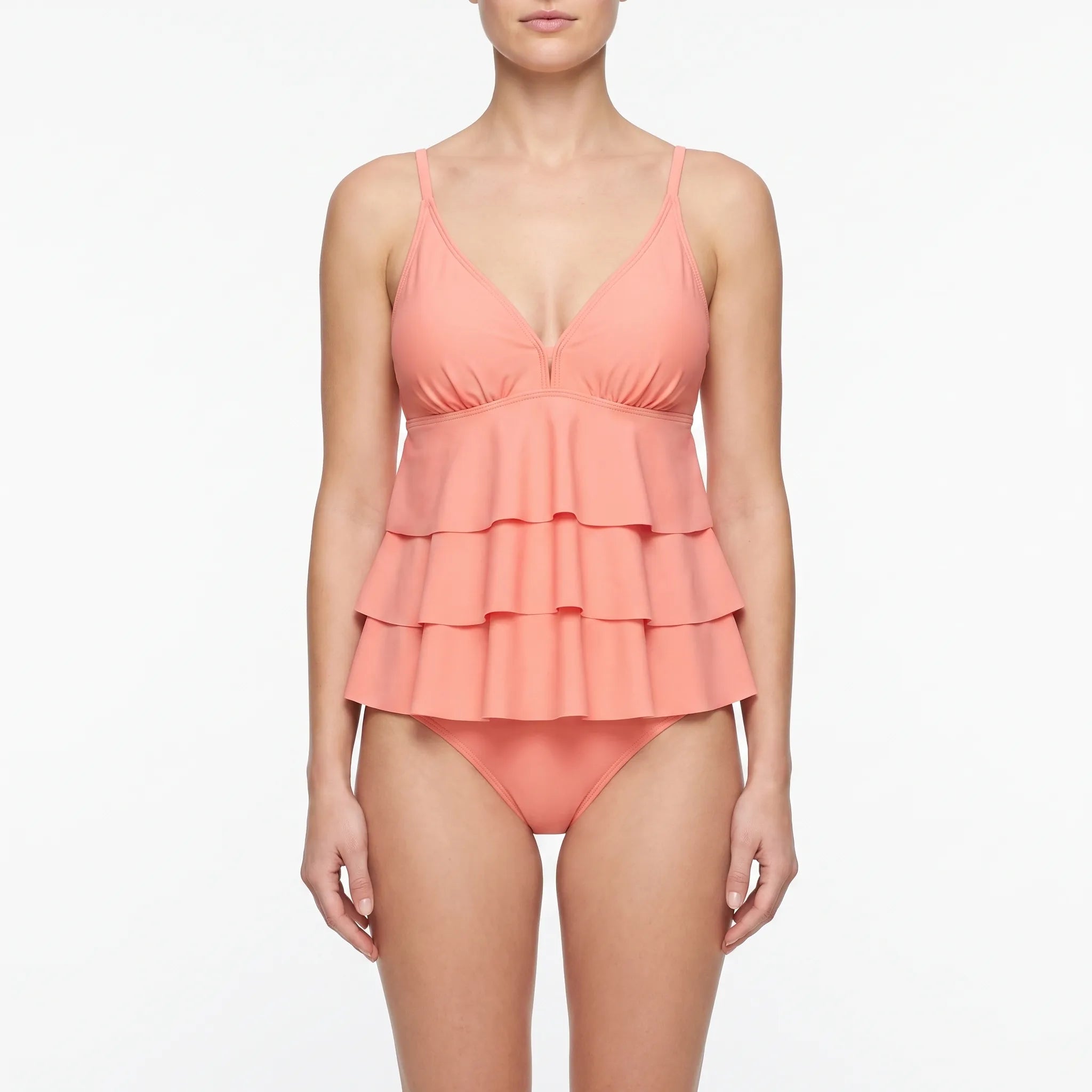 Elegante Tankini Sets Met Gelaagde Ruches | Navando 