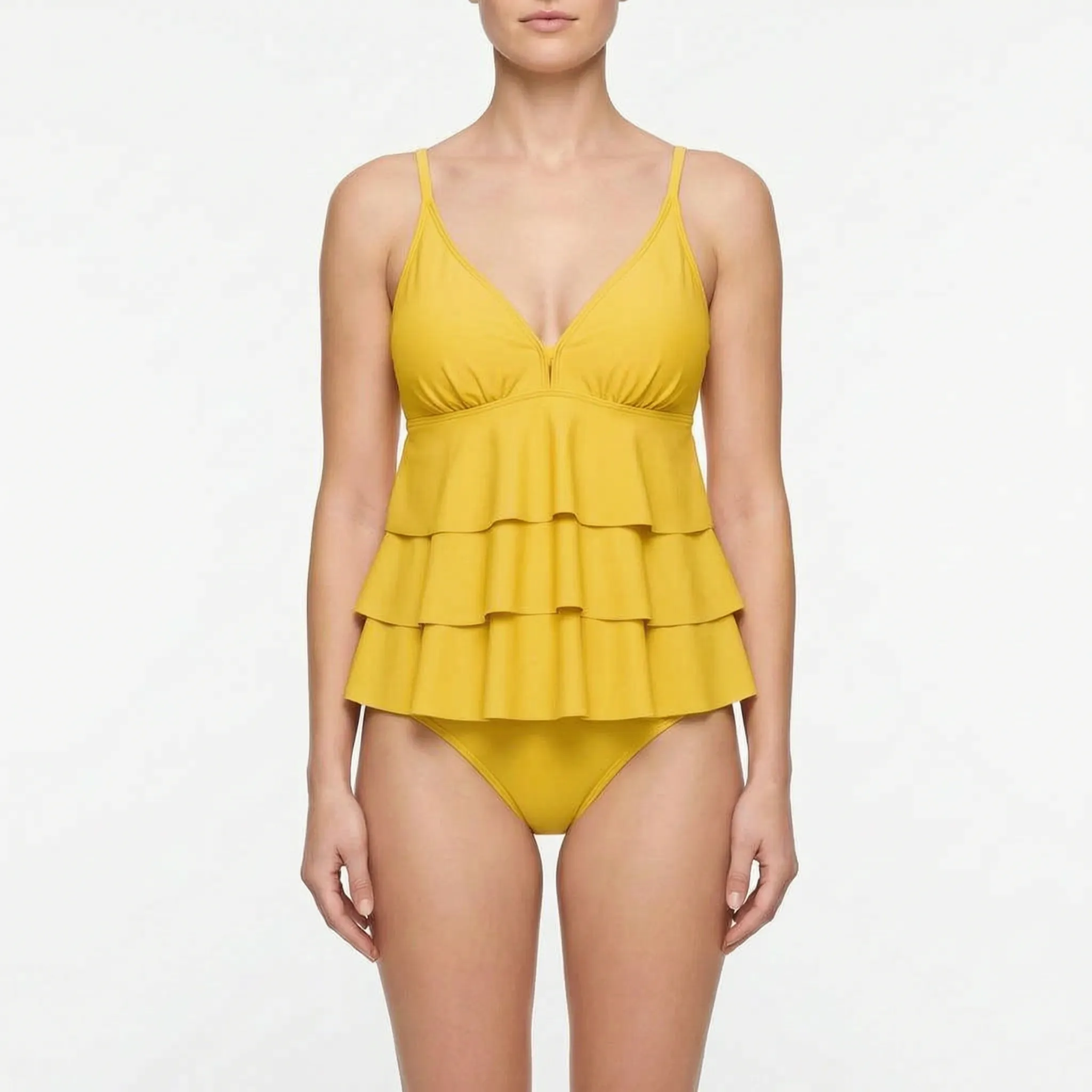 Elegante Tankini Sets Met Gelaagde Ruches | Navando 
