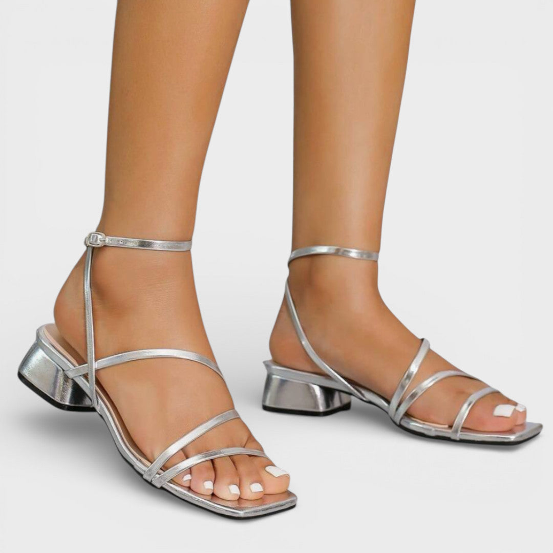 Elegante | Dikke hak sandalen 6