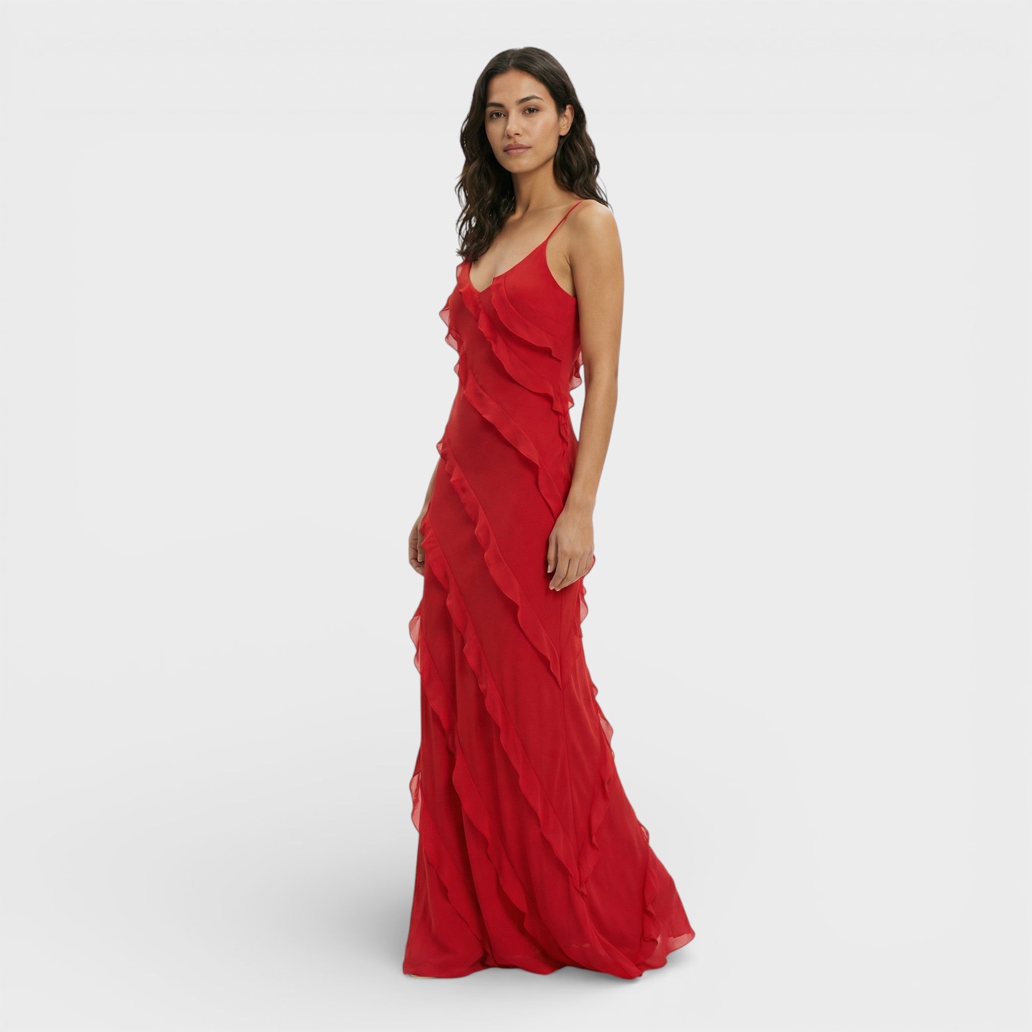 Elegante jurk | Fijne ruches en flatterende snit 0