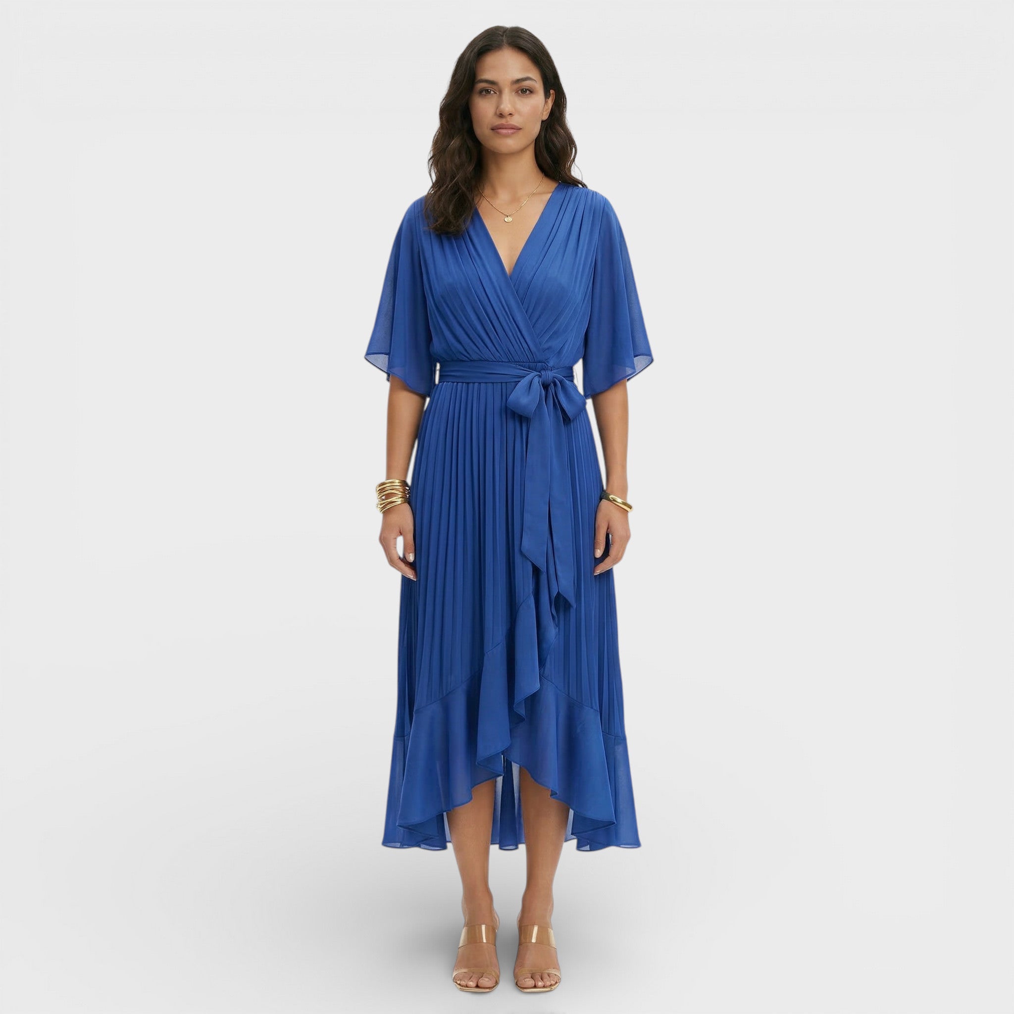 Elegante jurk | V-hals en vloeiende val 6