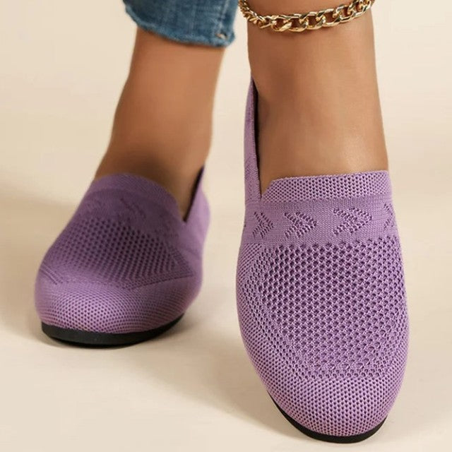 Elegante loafers | Ademend materiaal met antislip zool 8
