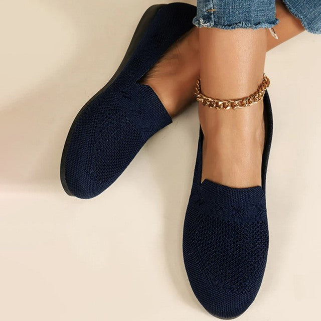 Elegante loafers | Ademend materiaal met antislip zool 9