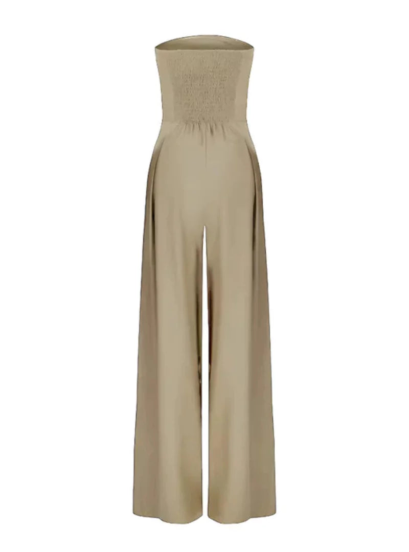 Elegante strapless jumpsuit voor dames – losse pasvorm voor de zomer 8