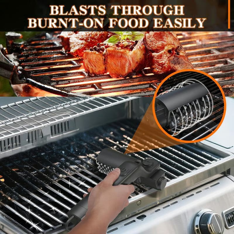 Elektrische Draadloze Grillborstel | Navando 