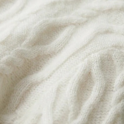 Navando | Pull en maille torsadée en mélange de laine
