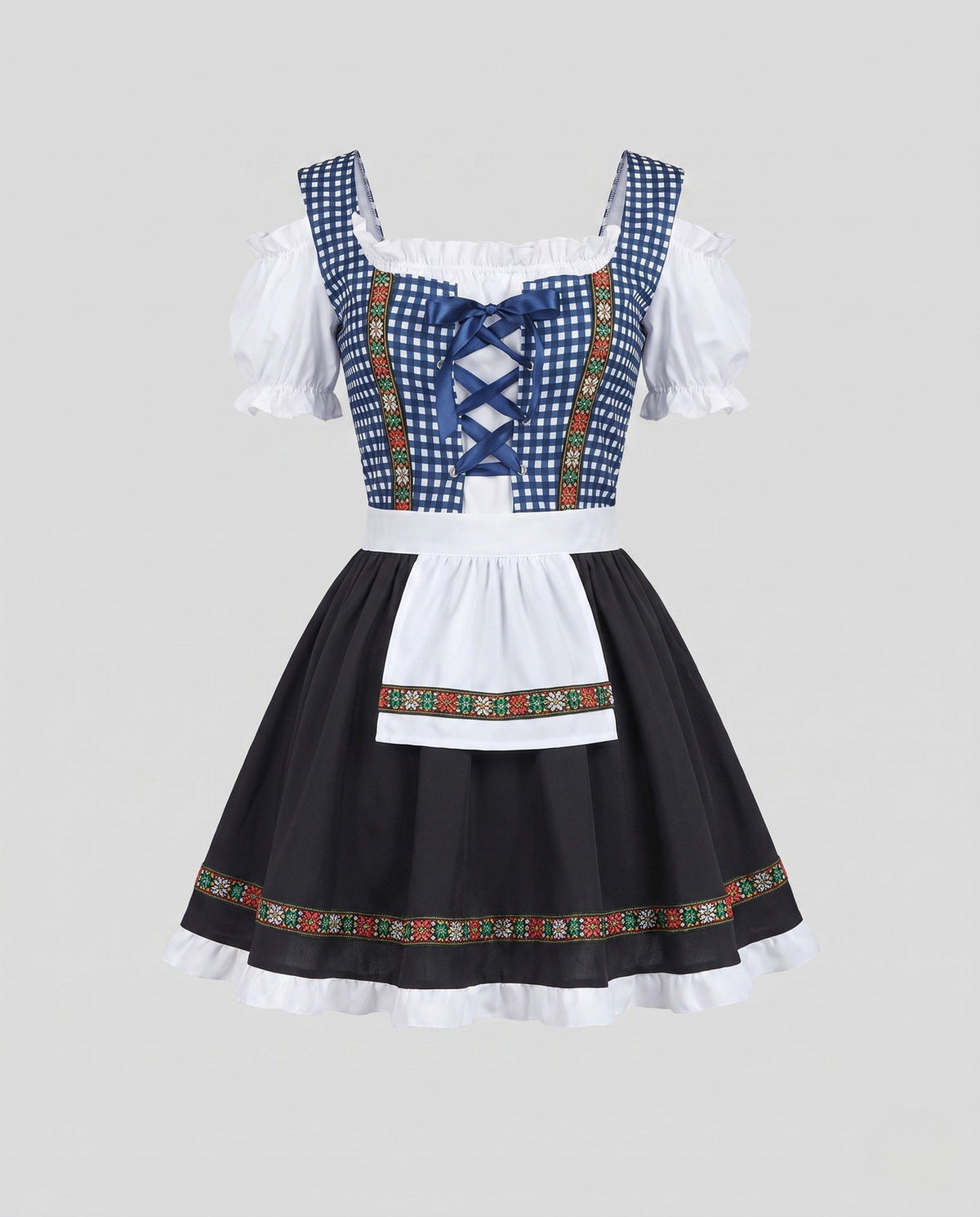 Fayen | Traditionele Dirndl Jurk Met Ruches