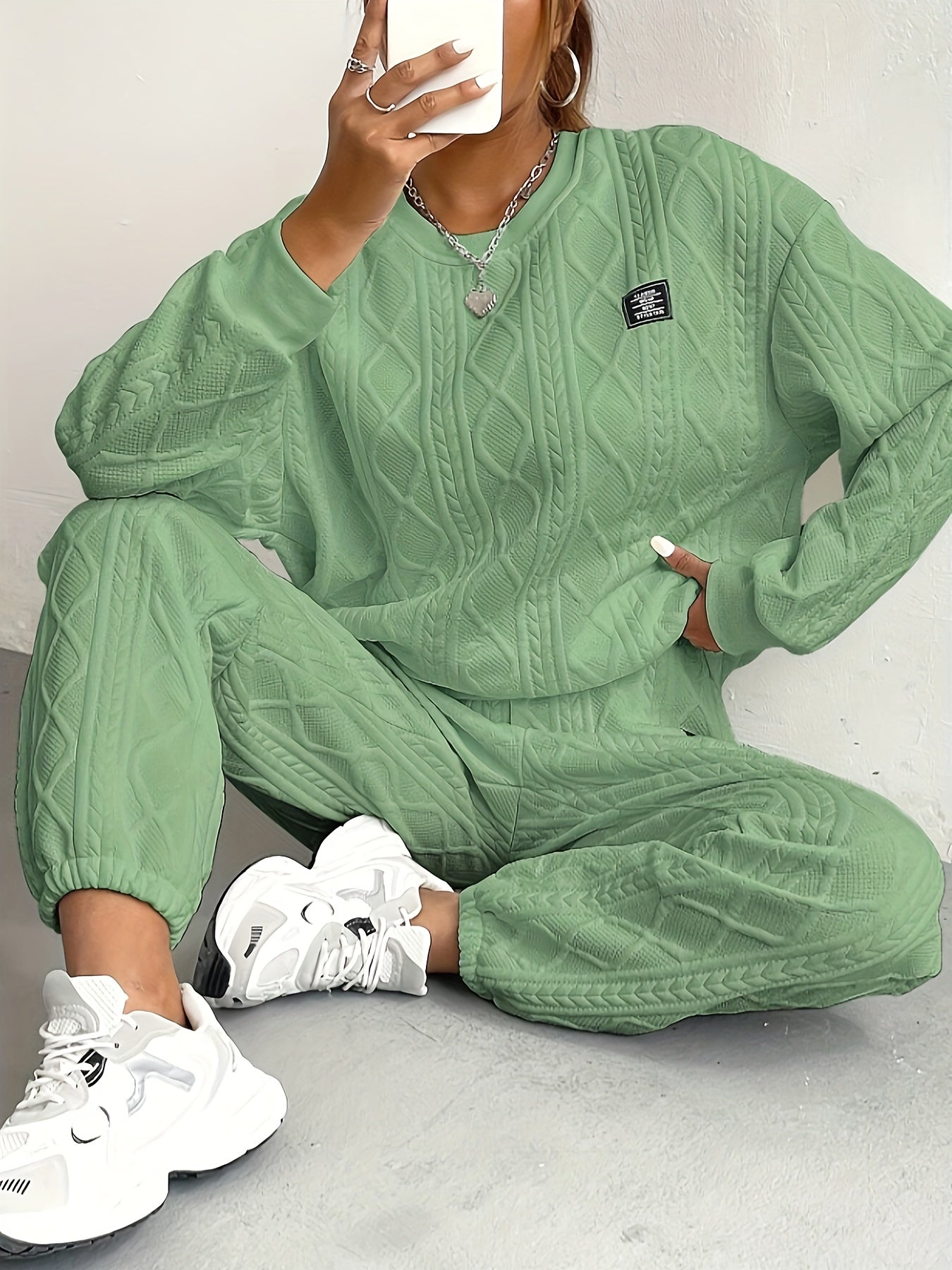 Fianna | Kabelgebreide lounge set 5