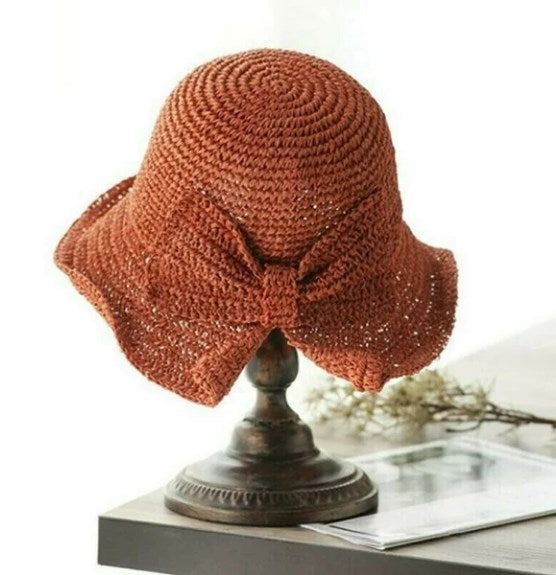 FloppyHats | Effen zonnehoed met gekrulde rand 5