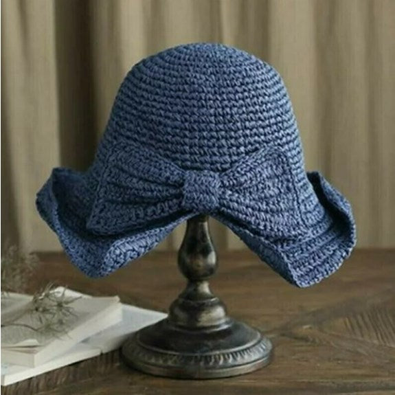 FloppyHats | Effen zonnehoed met gekrulde rand 6
