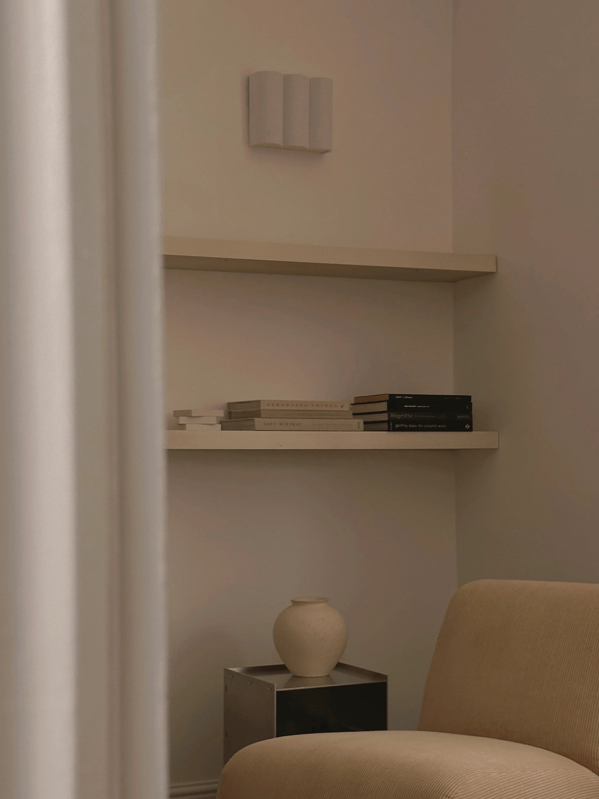 Folia | Gecanneleerd linnen muurlicht 1