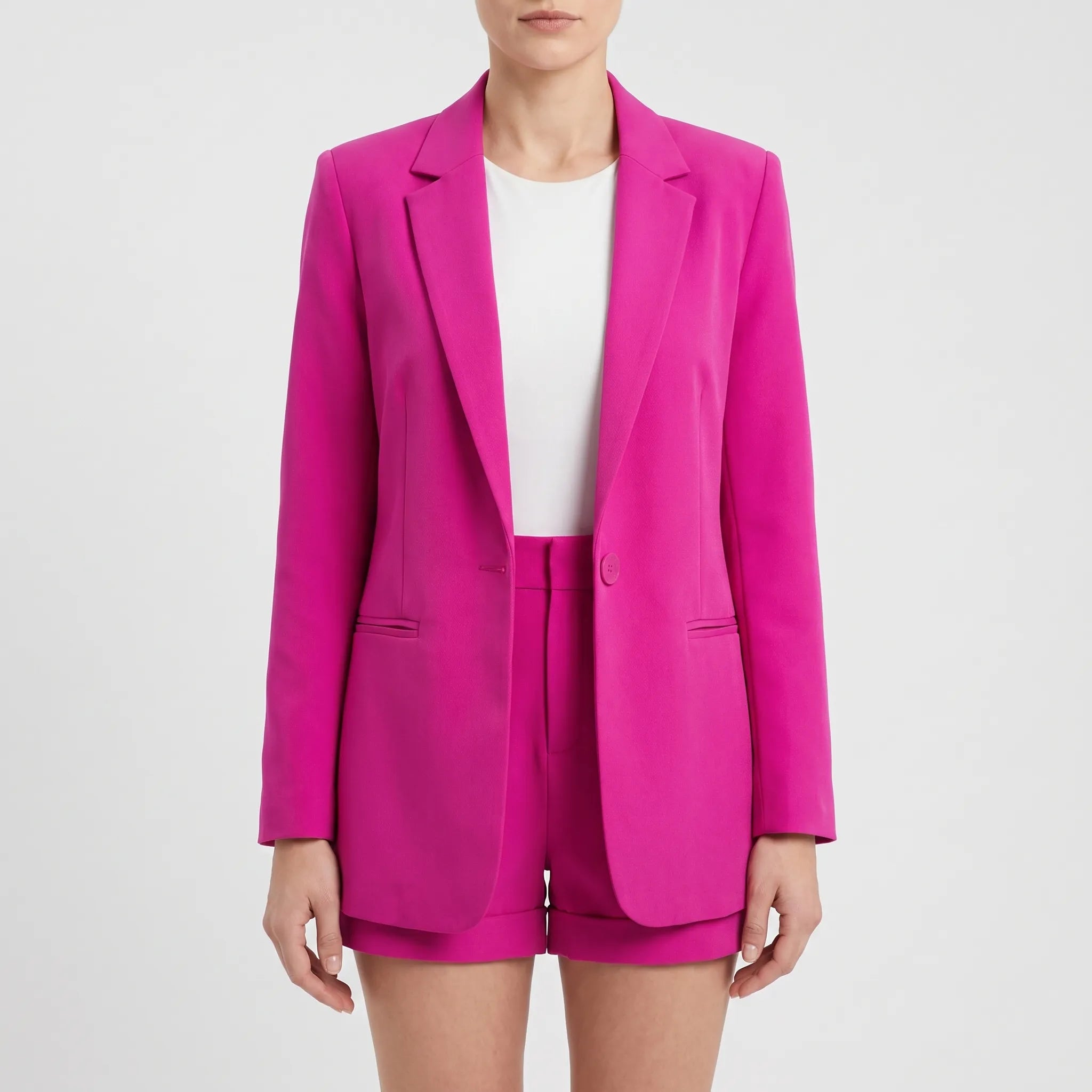 Gecoördineerde Short Met Blazer Set | Navando 