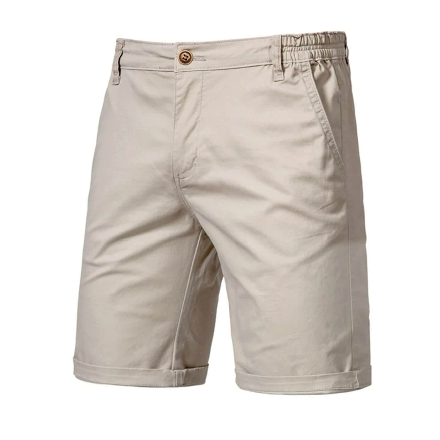 Geklede Effen Chino Shorts | Navando