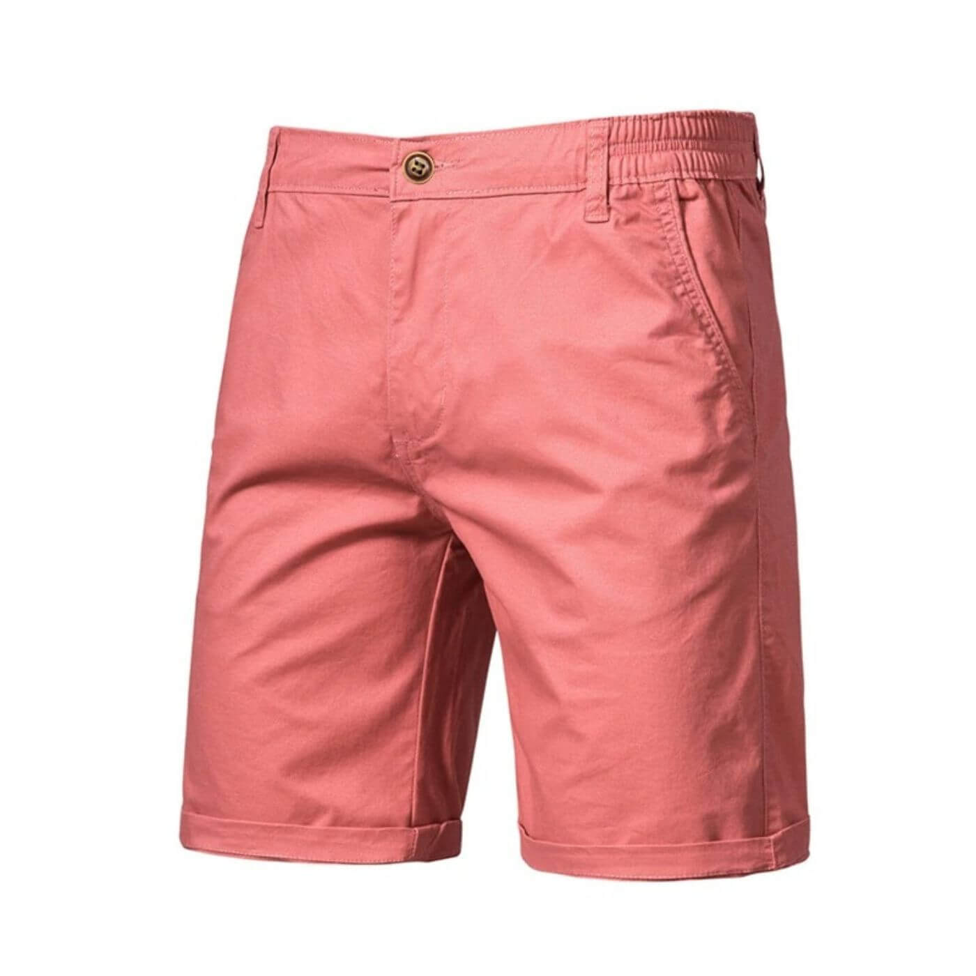 Geklede Effen Chino Shorts | Navando