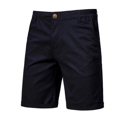 Geklede Effen Chino Shorts | Navando